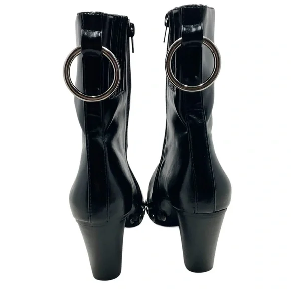 {Jeffery Campbell} Walton Vegan Studded Booties - Picture 8 of 16